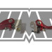 Manete HONDA CR 250 CRF 250 / 450 CRFX 250 / 450 / vermelho / PAR - RFX